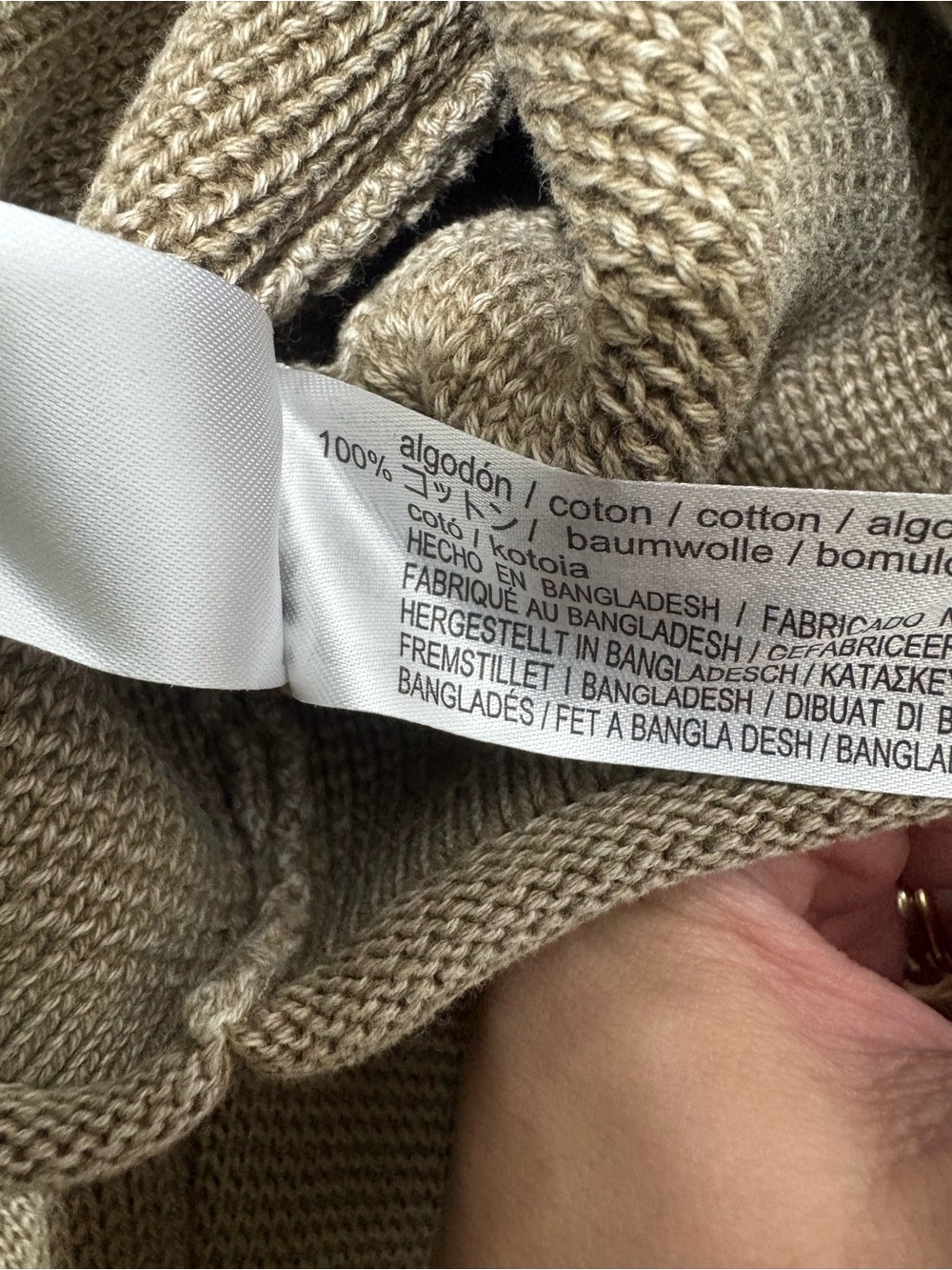 ZARA Turtleneck Cropped Knit Sweater in Beige - Picture 5 of 6
